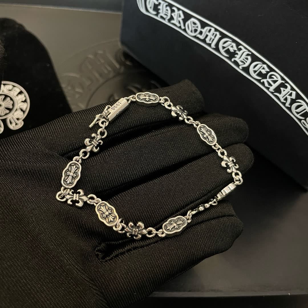 Chrome Hearts Endo Silver Bracelet